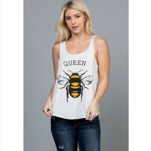 Queen Bee 🐝 Print Tank Top